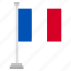 flag, national, country, france, world 