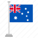 flag, australia, country, world, national