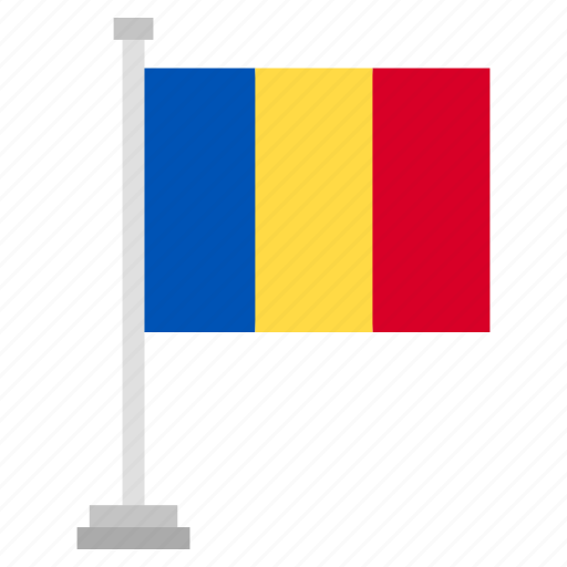 Flag, national, country, romania, world icon - Download on Iconfinder