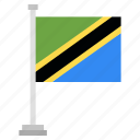 flag, national, country, world, tanzania