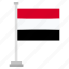 flag, national, country, yeman, world 