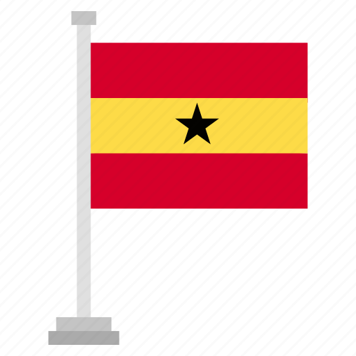Flag, national, ghana, country, world icon - Download on Iconfinder