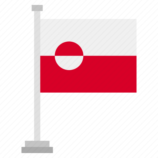Flag, greenland, country, world, national icon - Download on Iconfinder