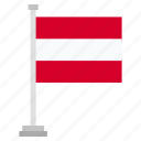 austria, flag, country, world, national