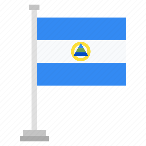 Flag, national, country, world, nicaragua icon - Download on Iconfinder