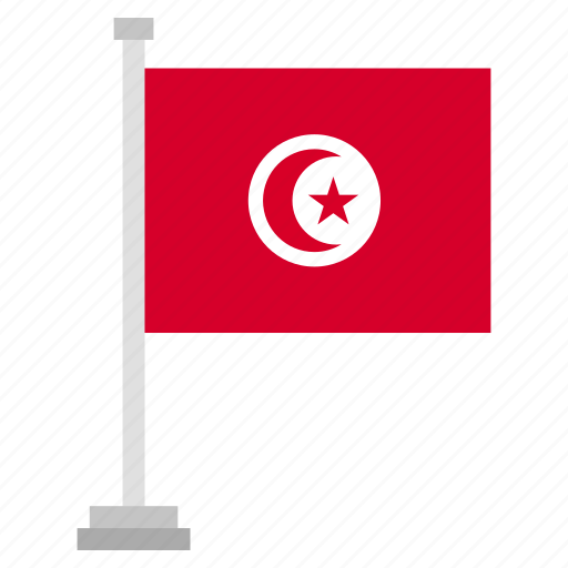 Flag, national, tunisia, country, world icon - Download on Iconfinder