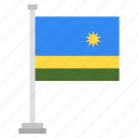 flag, national, country, world, rwanda