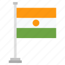 flag, national, niger, country, world