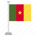 flag, national, country, world, cameroon