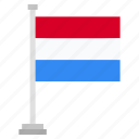 flag, national, country, luxembourg, world