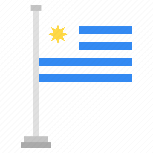 Flag, national, country, uruguay, world icon - Download on Iconfinder