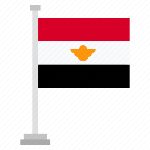 Flag, national, egypt, country, world icon - Download on Iconfinder