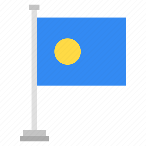Flag, national, country, world, palau icon - Download on Iconfinder