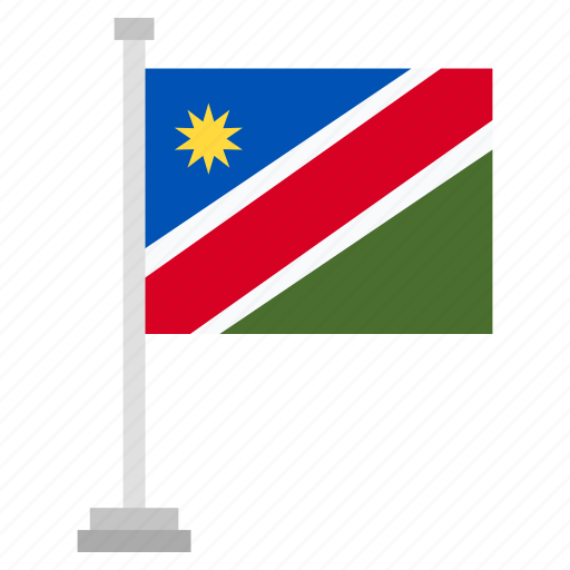 Flag, national, country, world, namibia icon - Download on Iconfinder