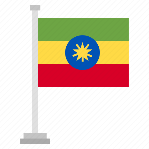 Flag, national, country, world, ethiopia icon - Download on Iconfinder