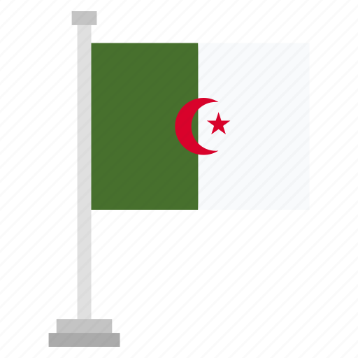 Flag, national, country, algeria, world icon - Download on Iconfinder