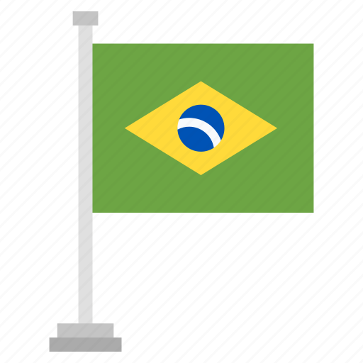 Flag, national, brazil, country, world icon - Download on Iconfinder