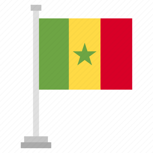 Flag, national, country, senegal, world icon - Download on Iconfinder