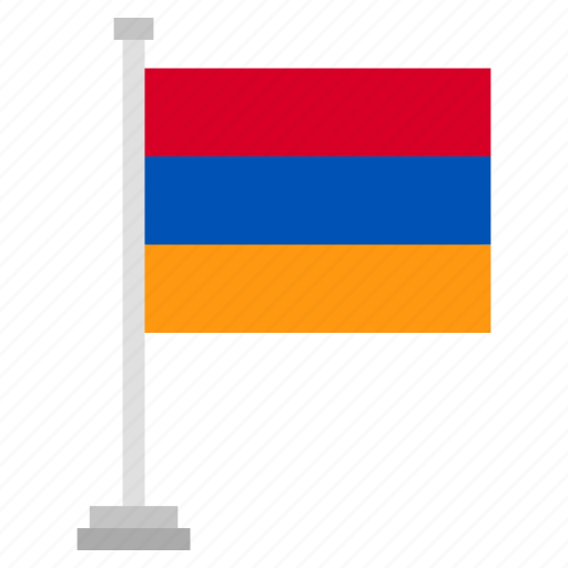 Flag, national, country, armenia, world icon - Download on Iconfinder