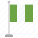 flag, national, country, nigeria, world