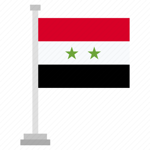Flag, national, country, syria, world icon - Download on Iconfinder