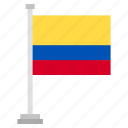 flag, national, country, colombia, world