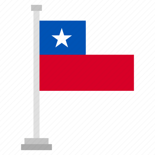 Flag, national, country, chile, world icon - Download on Iconfinder