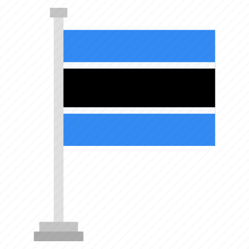 Flag, national, country, world, botswana icon - Download on Iconfinder