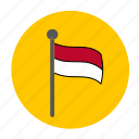 country, flag, indonesia, indonesian
