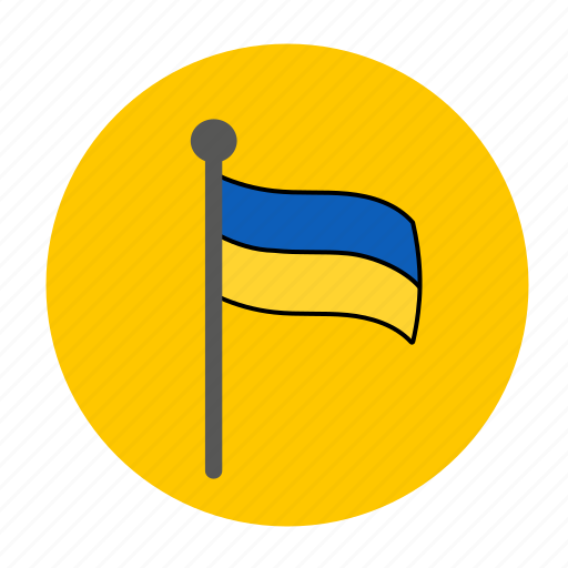 Country, flag, ukraine, ukraine flag, ukrainian, ukranian flag icon - Download on Iconfinder
