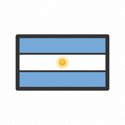 Argentina, celebration, day, flag, freedom, independence, national icon - Download on Iconfinder