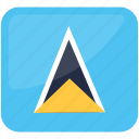 flag of saint lucia, saint lucia, saint lucia flag, saint, lucia, country