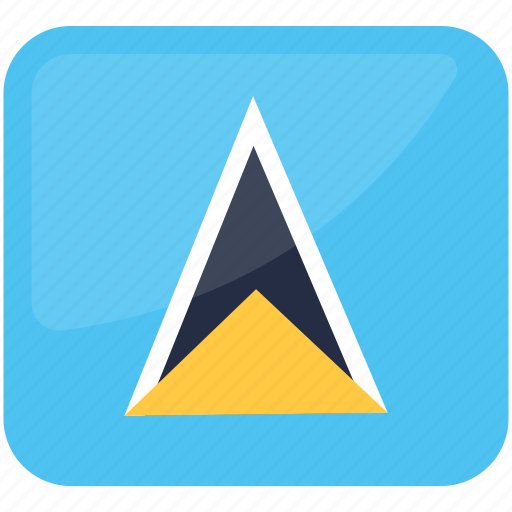 Flag of saint lucia, saint lucia, saint lucia flag, saint, lucia, country icon - Download on Iconfinder