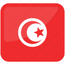 tunisia, flag of tunisia, tunisia national flag, country, flags