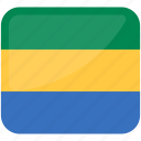 flag of gabon, gabon, gabon flag, flag, country, nation