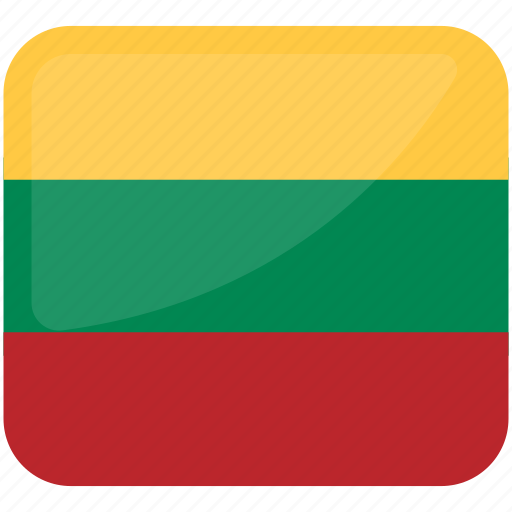 Flag of lithuania, lithuania national flag, flag, country icon - Download on Iconfinder