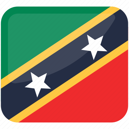 Flag of saint kitts and nevis, saint kitts and nevis, flag icon - Download on Iconfinder