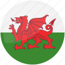 flag of wales, wales, flag, country, national