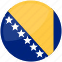 flag of bosnian, bosnian national flag, flag, country, flags