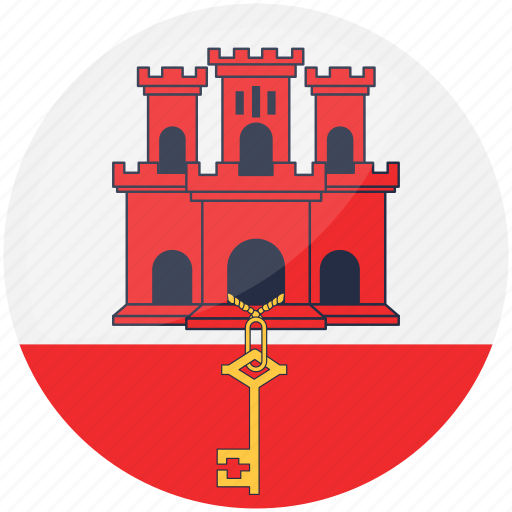 Flag of gibraltar, gibraltar, gibraltar flag, flag, country flag icon - Download on Iconfinder