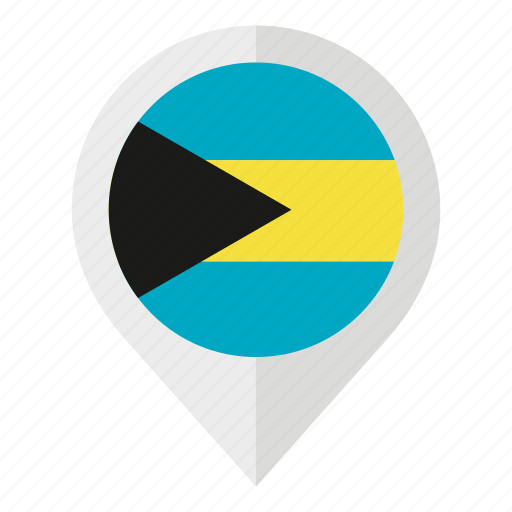 Bahamas, bahamas flag, country, flag, geolocation, map marker icon - Download on Iconfinder