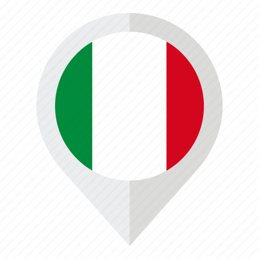 Country, flag, geolocation, italy, italy flag, map marker icon - Download on Iconfinder