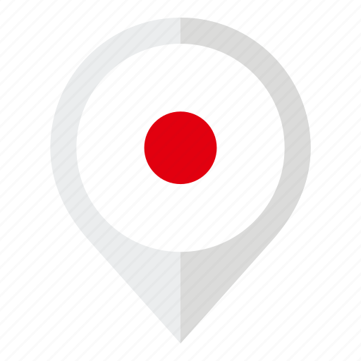 Country, flag, geolocation, japan, japan flag, japanese flag, map marker icon - Download on Iconfinder