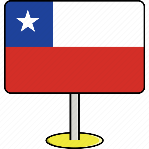 Chile, countries, country, flags, sign, travel, world icon - Download on Iconfinder