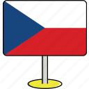 country, czech, flags, republic, sign, travel, world