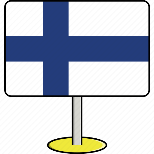 Countries, country, finland, flags, sign, travel, world icon - Download on Iconfinder
