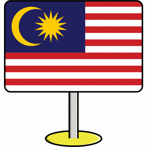 Countries, country, flags, malaysia, sign, travel, world icon - Download on Iconfinder