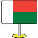 countries, country, flags, madagascar, sign, travel, world