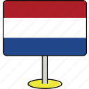 countries, country, flags, netherlands, sign, travel, world