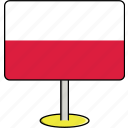 country, flags, netherlands, poland, sign, travel, world